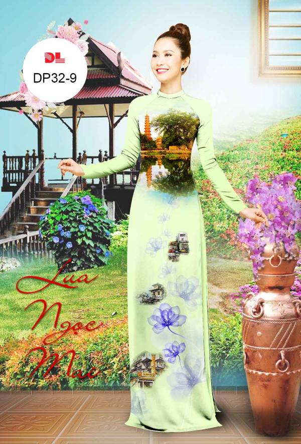 Vải Áo Dài Phong Cảnh AD DP32 31